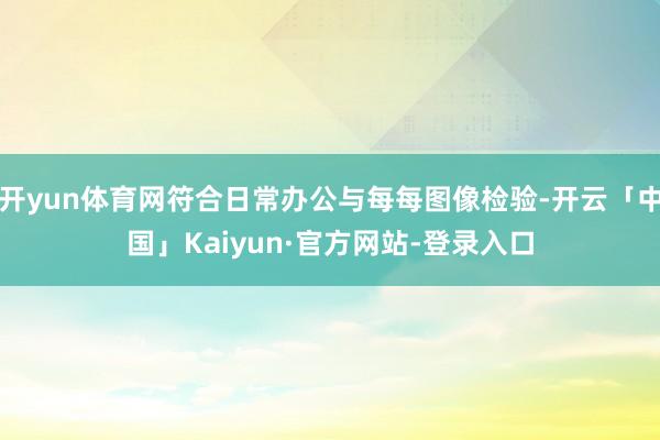 开yun体育网符合日常办公与每每图像检验-开云「中国」Kaiyun·官方网站-登录入口