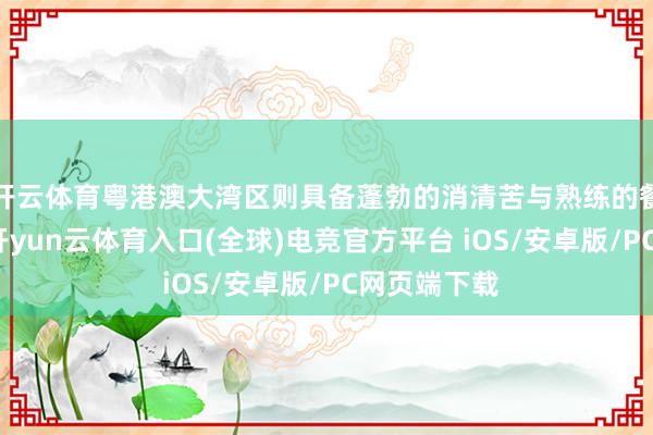 开云体育粤港澳大湾区则具备蓬勃的消清苦与熟练的餐饮产业链-开yun云体育入口(全球)电竞官方平台 iOS/安卓版/PC网页端下载